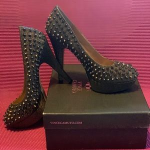 Vince Camuto Bronze Stud Madelyn Pump